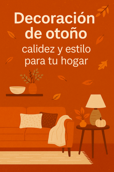 decoración de otoño
